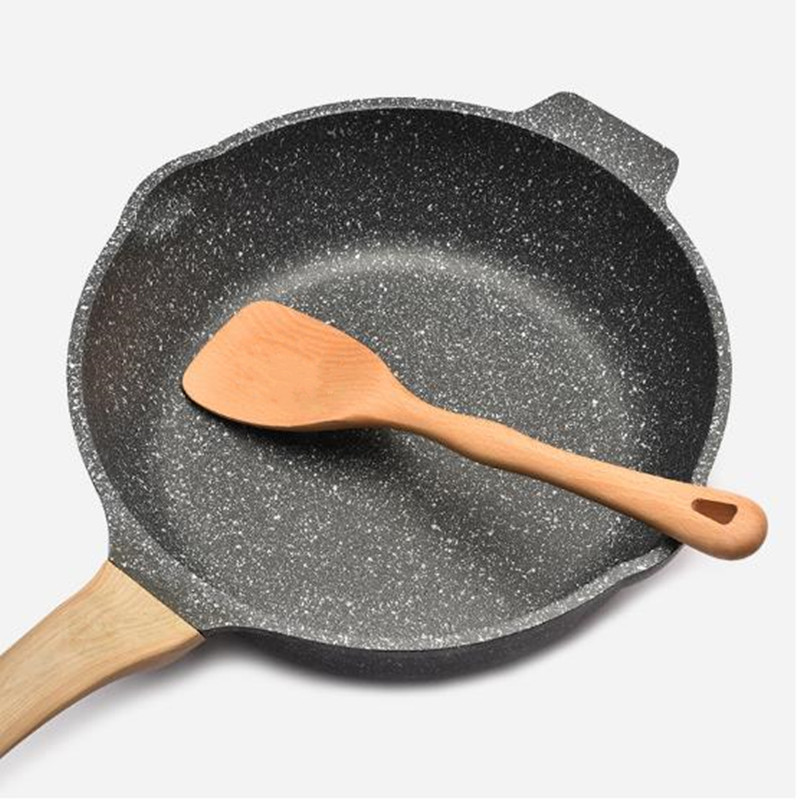 高档实木锅铲炒锅不粘锅专用铲子家用炒菜锅电磁炉锅木铲子耐高温