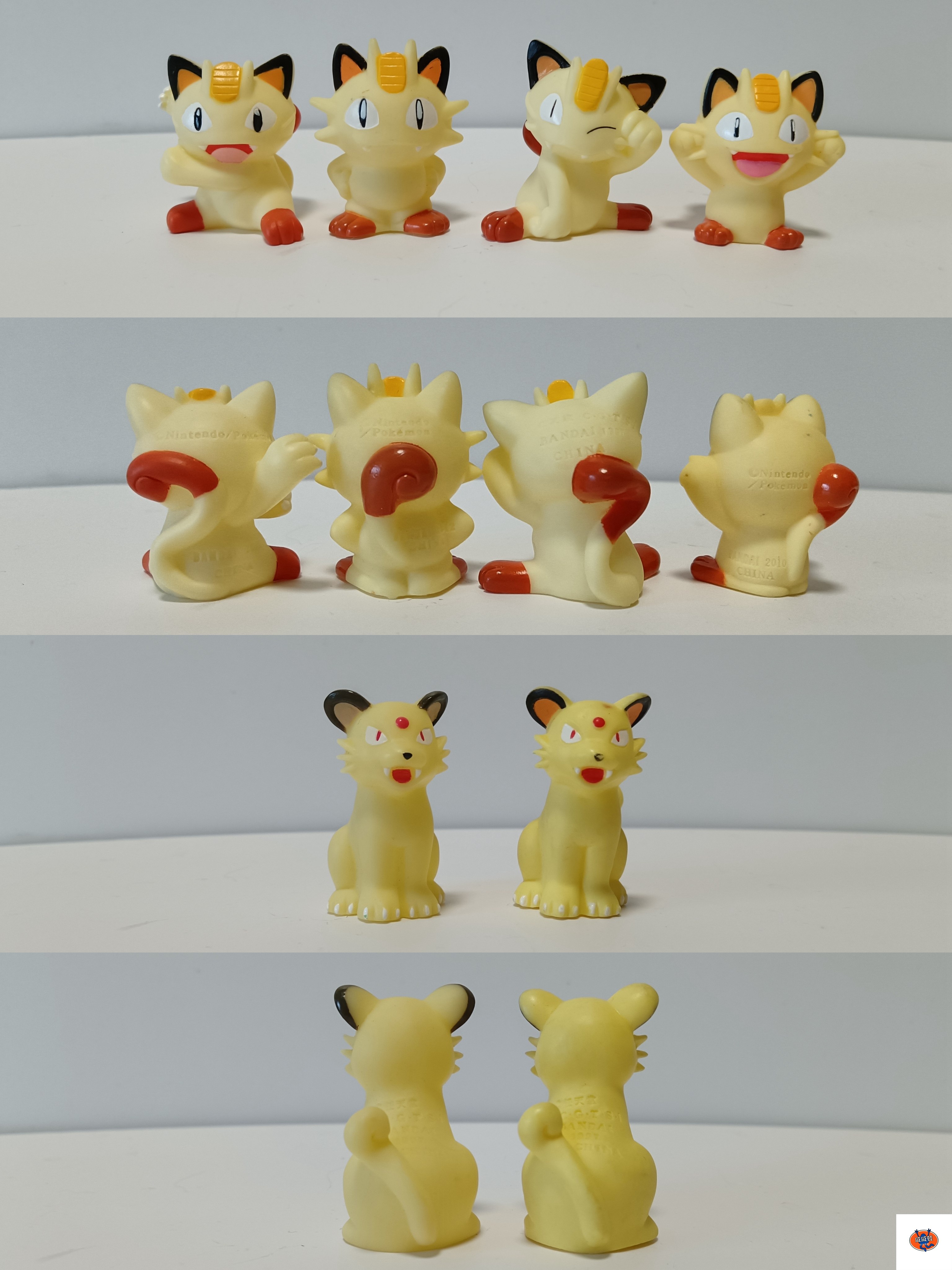 万代口袋妖怪精灵宝可梦指人初代喵喵猫老大