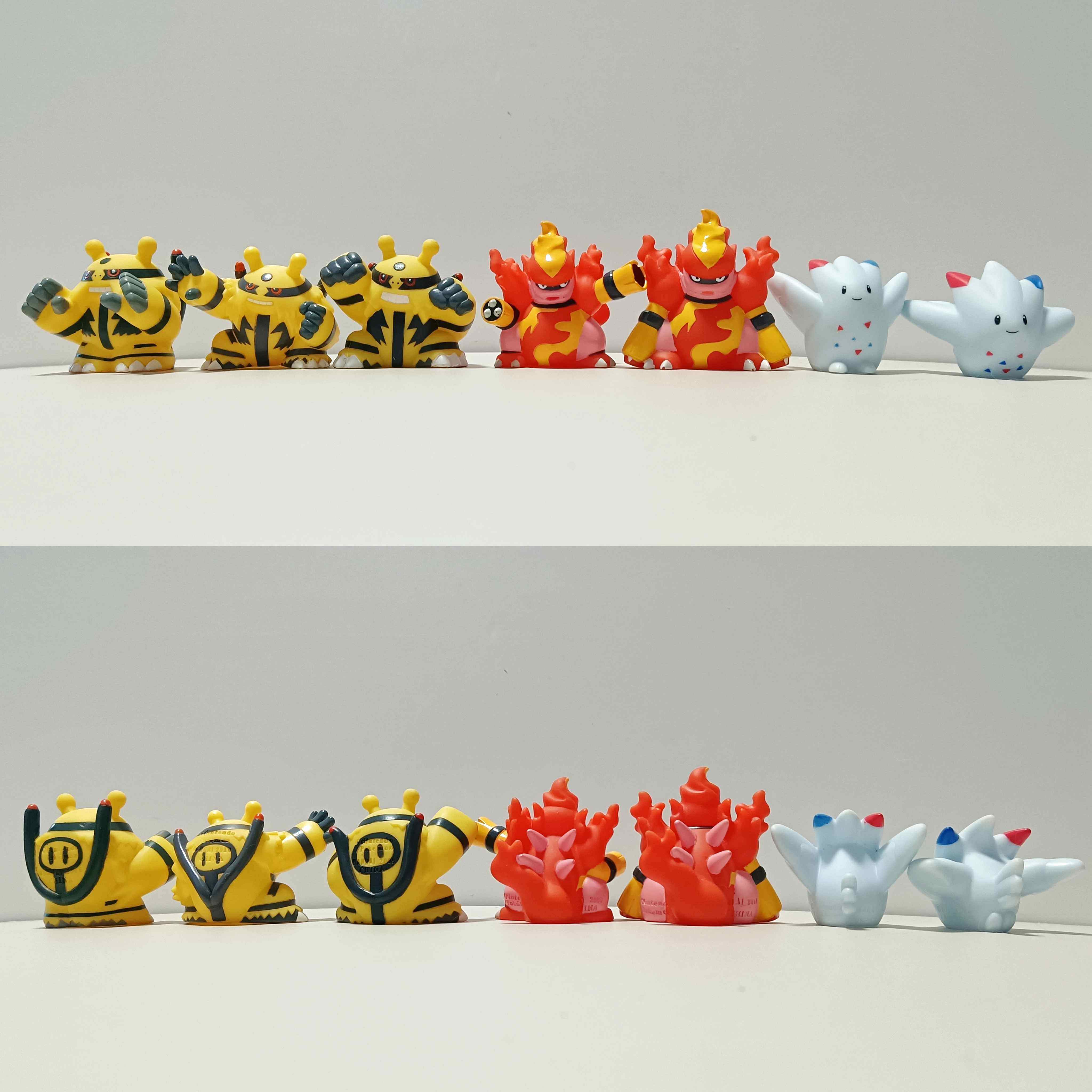 万代口袋妖怪精灵宝可梦dp神奥指人电击魔兽鸭嘴炎兽波克基斯