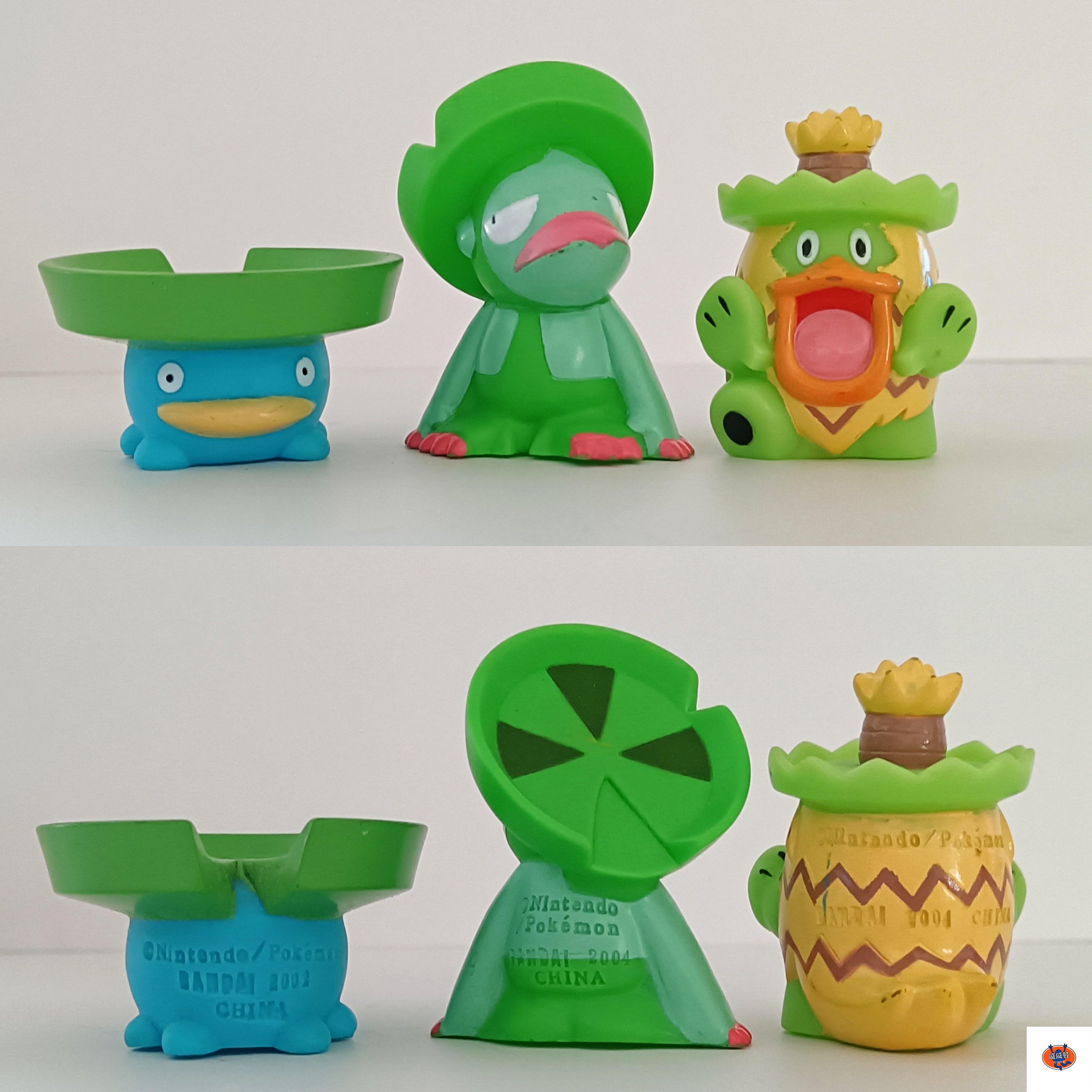 万代口袋妖怪精灵宝可梦ag芳缘指人莲叶童子莲帽小童乐天河童