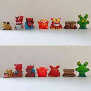 万代精灵宝可梦BW合众指人黑眼鳄流氓鳄火红不倒翁仙人掌岩殿居蟹