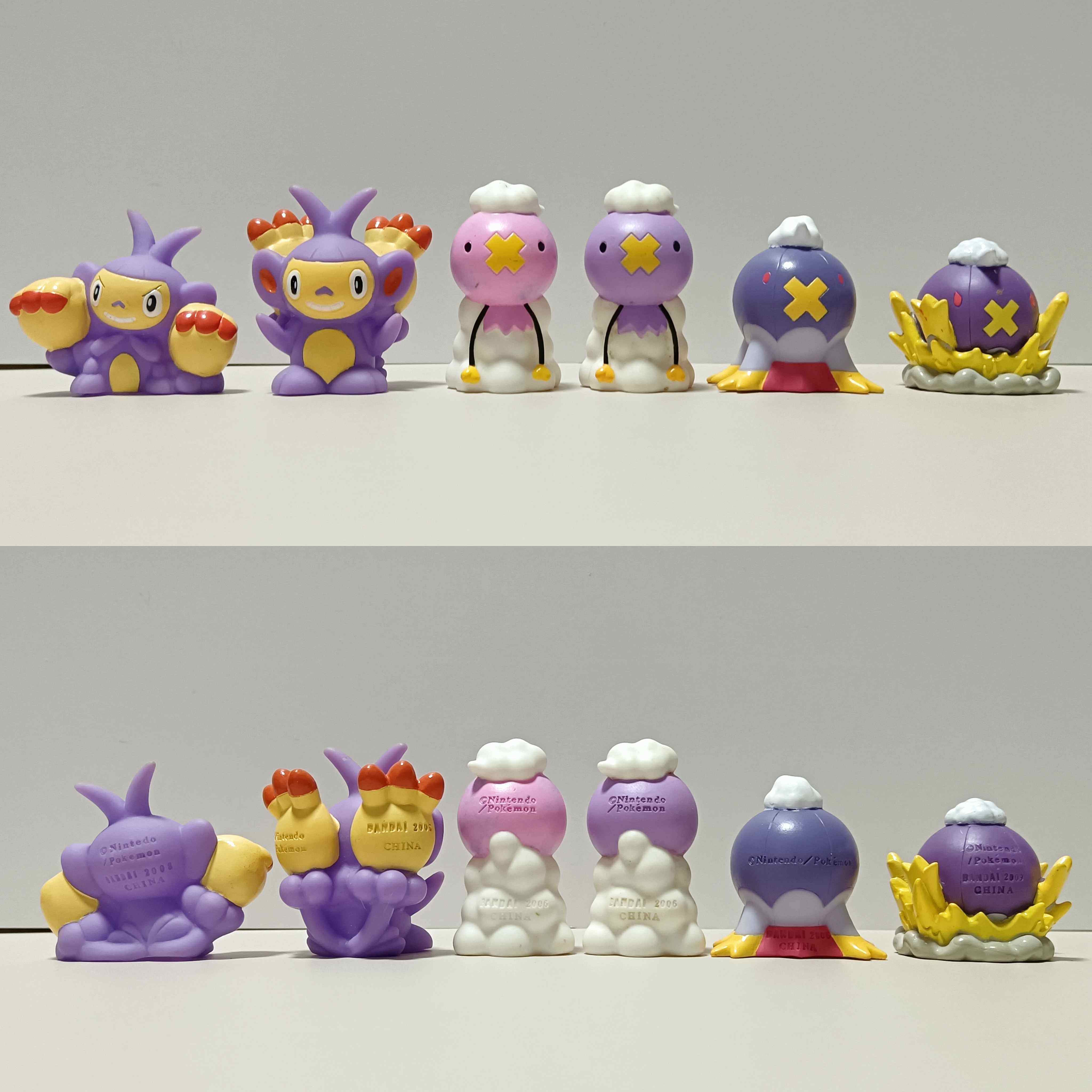 万代口袋妖怪精灵宝可梦dp神奥指人双尾怪手飘飘球随风球