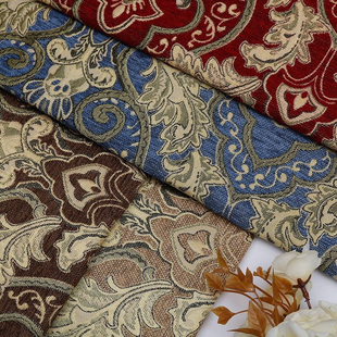 欧式加厚批发清仓处理沙发布料沙发套抱枕靠垫坐垫套提花面料