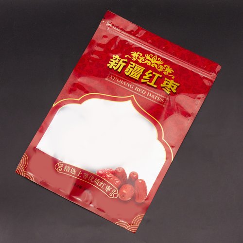 500克新疆红枣包装袋红枣袋自封封口袋拉链袋专用袋礼品塑料袋子