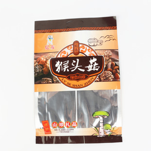 猴头菇包装袋大号干货土特产食用菌带自封口菇类密封包装袋子批发
