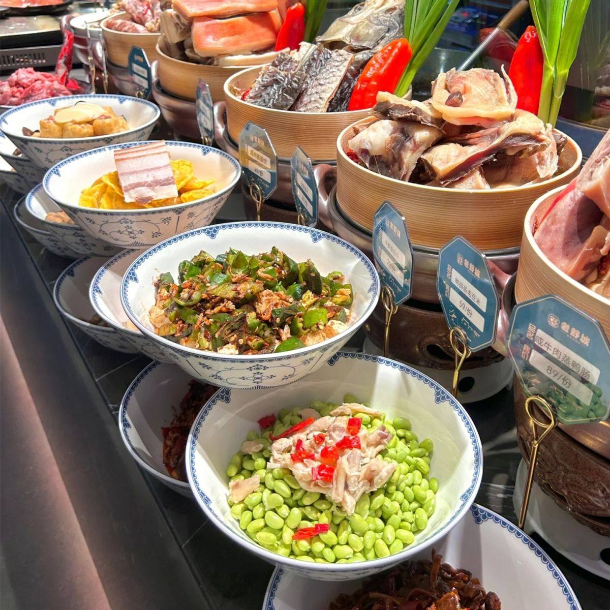 新款酒店陶瓷明档展示碗饭厅创意汤碗湘菜毛血旺水煮鱼炒菜深盘