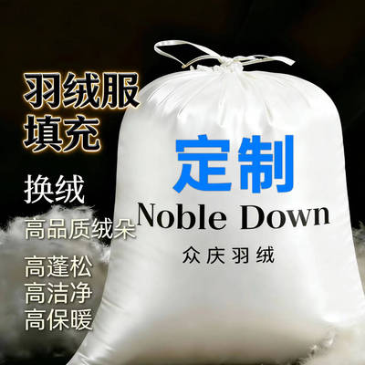 羽绒服定制加工翻新换绒充绒填充