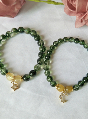 绿幽灵爆花晶金发晶纯