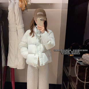小小家 小个子小码95白鸭绒短款羽绒服柔软保暖蓬松冬季外套上衣