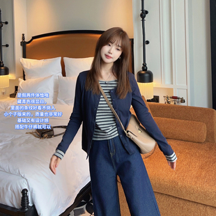 假两件上衣T恤25秋新款 长袖 软糯百搭体恤150 小个子小码 小小家