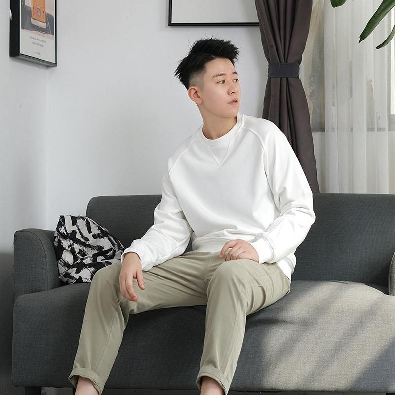 熙米家 五色入套头卫衣 帅气les中性风帅t无性别中性