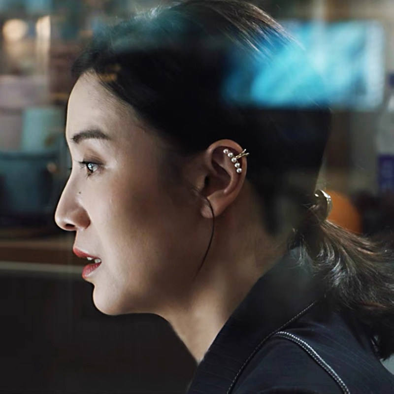 宋佳同款耳环耳夹耳骨夹无耳洞女夏小舍得南俪高级感法式珍珠耳挂