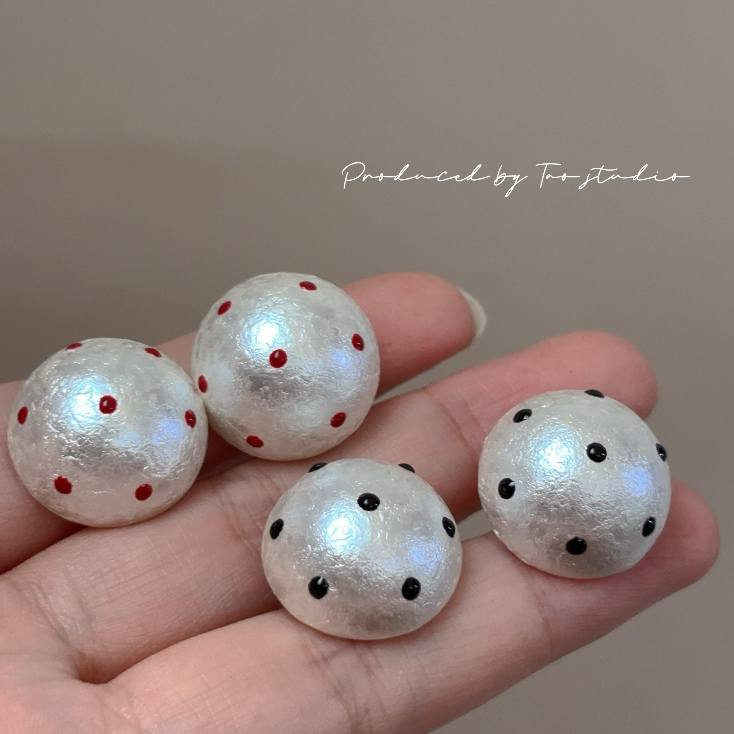 法式复古温柔波点棉花珍珠耳钉轻奢小众简约高级感耳环网红耳夹女,饰品/流行首饰/时尚饰品新,耳环,淘宝优惠券,粉丝福利购,淘宝优惠卷