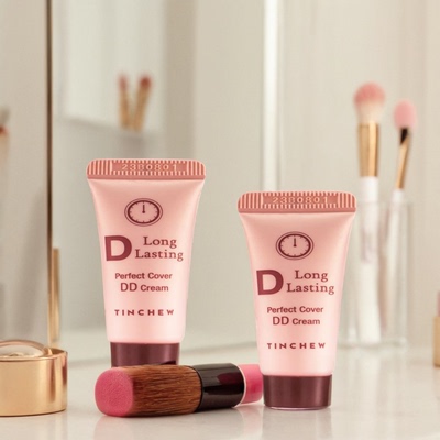 花联TINCHEW韩国鎏金无暇DD霜蒂蒂霜遮瑕提亮肤色小样5ml