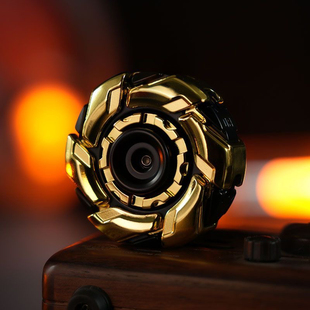 08旋转开甲合金钢指尖陀螺躁动陀螺解减压全金属玩具推牌