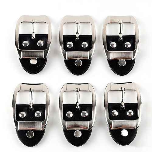 经典老式针扣皮带扣头不锈钢3.5 3.8cm打孔皮带扣头黄牛皮打孔扣