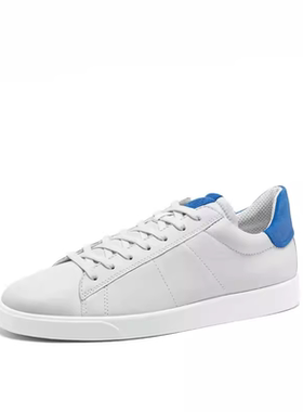 丹麦撤柜真皮男鞋户外百搭系带休闲板鞋防水小白鞋街头轻巧521304