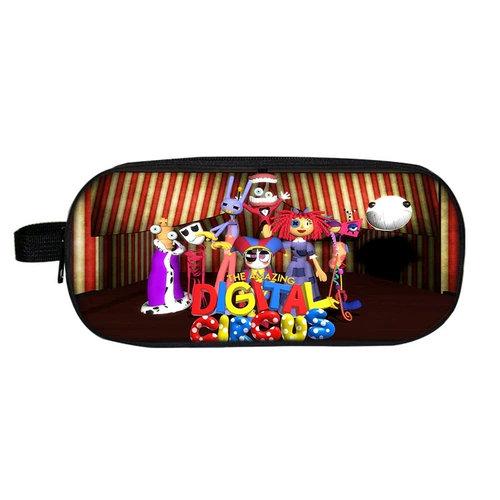 Magic Digital Circus Pen Bag Станция канцелярских товаров Aazing Digital Circus Double -Layer Pencil Bag