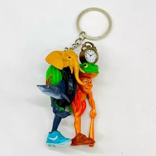 金色融合怪boss立体手办挂件外国山海经木棍人3d钥匙扣开学小礼品