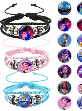 K-POP猎魔女团粉色手链饰品女孩礼物跨境动漫周边手饰品小礼品