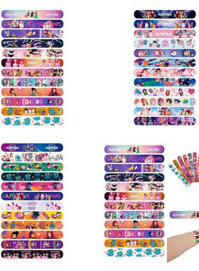 Kpop猎魔女团全套啪啪圈儿童手环动漫卡通PVC拍拍圈派对KDA霓虹灯