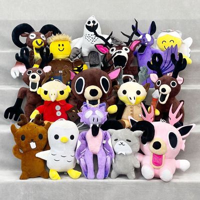 跨境99 Nights恐怖游戏周边麋鹿毛绒玩具森林中生存99夜公仔玩偶