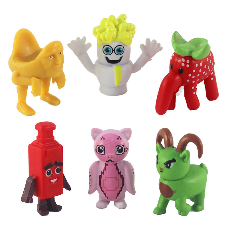 steal a brainrot稀有脑虫手办全套草莓大象喵呜猫头鹰公仔洞洞乐