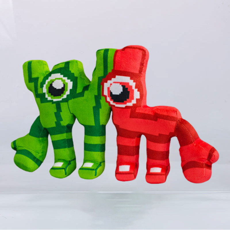 窃取脑腐游戏周边WL字母怪公仔毛绒玩具job木棍人四脚鲨鱼677玩偶