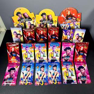 猎魔女团vs沙加男团k pop稀有卡牌恶魔猎人秦宇稀有卡片儿童卡包