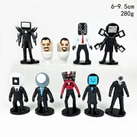 Оранжевый красный 10 туалетов