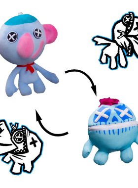 波比的游戏时间第五章毛绒玩具poppy playtime 5恐怖游戏公仔玩偶