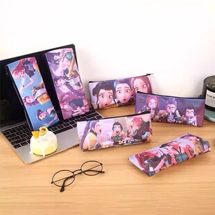 kpop猎魔女团卡通印花笔袋demon hunters大容量文具袋学生礼物