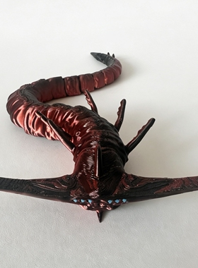 魔王尖刺幽灵利维坦3d打印装饰摆件深海迷航巨口食海者伸手怪模型