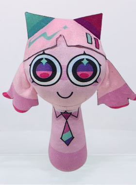 sprunki节奏盒子粉色精灵毛绒公仔儿童玩具木棍人红飞龙玩偶礼物2