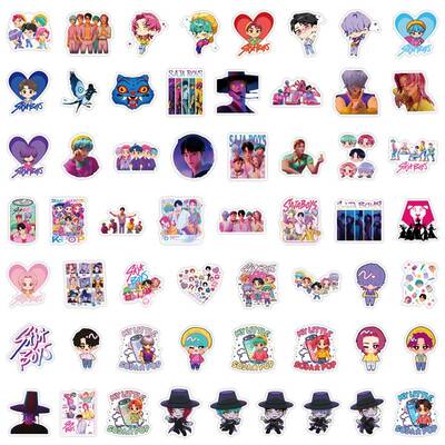秦宇艾比神秘浪漫宝宝saja boys全员贴纸kpop猎魔女团周边玩具贴