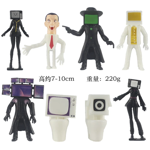 Туалетные люди и титан монитор игрушек куклы Swibidi Toilal Prof Dofpics and Colls