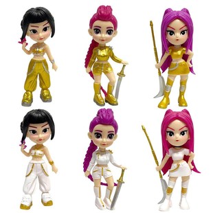 K-POP猎魔女团白金版鲁米手办盲盒礼物恶魔猎人公仔玩具摆件娃娃