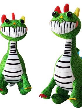 跨境新品波比钢琴龙毛绒玩具poppy playtime4游戏周边儿童玩偶