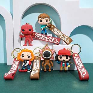 Stranger Things怪奇物语六款主角挂件麦克小11维克那立体钥匙扣
