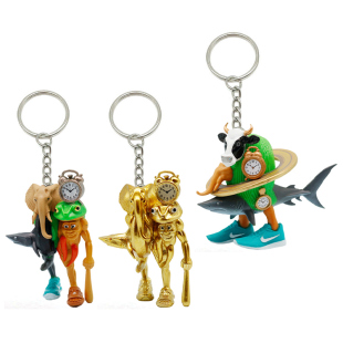 ai山海经星球大战合体木棍人融合怪公仔钥匙扣学生书包挂件小礼物