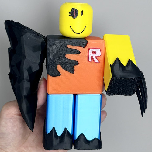 跨境Roblox game Forsaken被遗弃游戏角色玩具可动手办3D打印公仔
