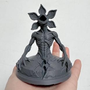 Demogorgon怪奇物语5食人花颠倒世界雕像模型公仔3D打印玩具礼物