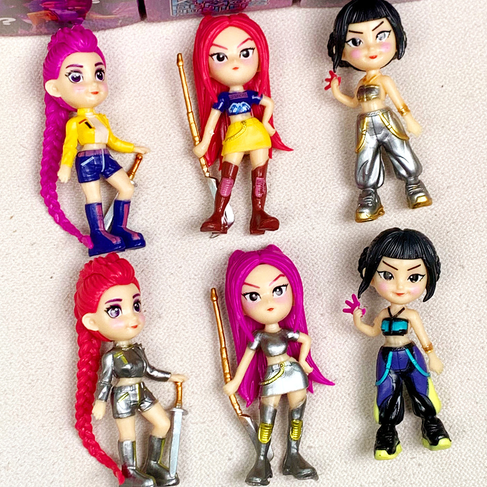 儿童礼物惊喜盲盒kpop猎魔女团手办恶魔猎人lumi玩偶公仔摆件模型