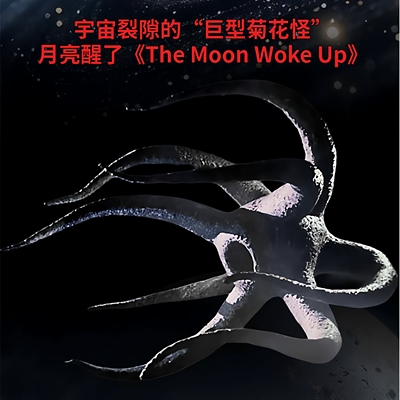 The Moon woke Up巨型菊花触手怪手办月亮醒了3D打印模型儿童玩具