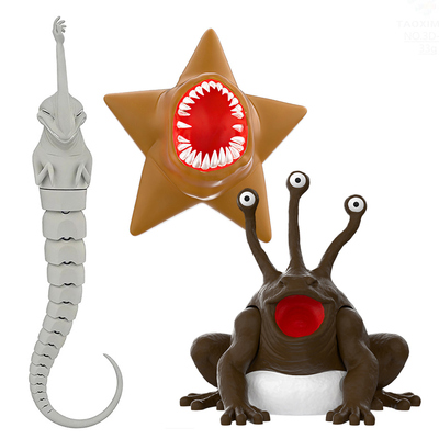 新款深海迷航海怪模型大嘴海星三眼巨蛙长手利维坦变异海怪手办