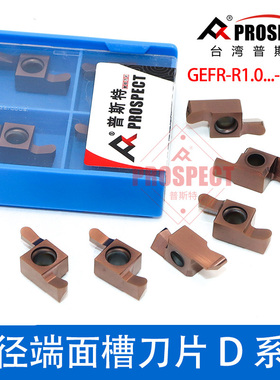 普斯特小径端面槽刀片GEFR100/150/200-R0.5/R0.75/R1.0-D P6205