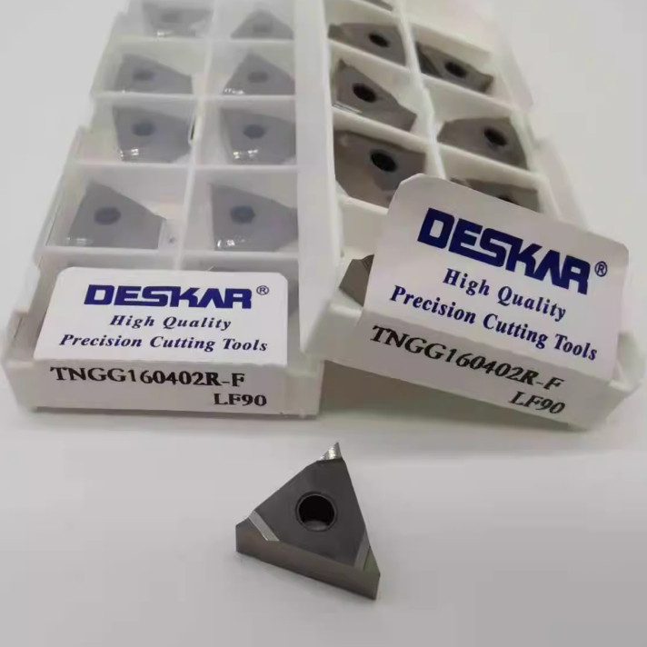 戴斯卡陶瓷数控车刀片TNGG160402/160404R/L-F LF90加工钢件