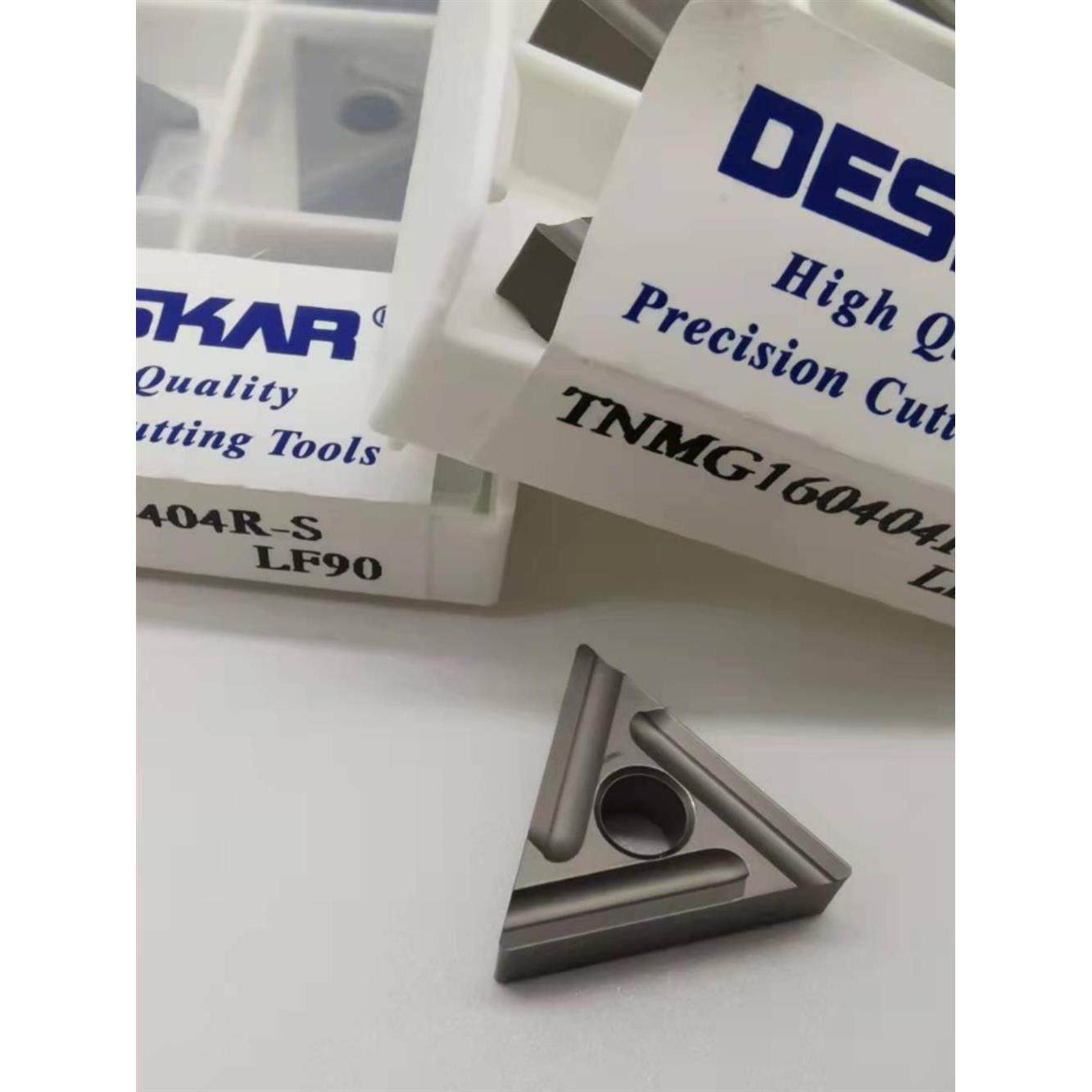 戴斯卡数控陶瓷外圆刀片TNMG160404L-S LF90三角形开槽刀片