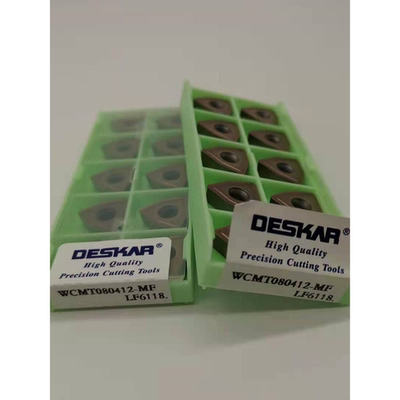 戴斯卡数控刀片 WCMX03/040208/050308/06T308-MF LF6118 U钻刀片