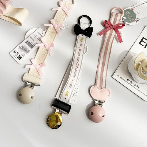 88Z瑞典LittleELODIE FW25婴幼儿食品级硅胶防胀气安抚奶嘴奶嘴链